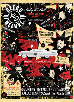 Retro Deluxe Poster Design by Sophie Lo